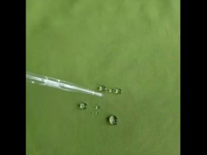 Kína gyártó poliamid nylon pu poliuretán bevonatú nejlon vízálló elasztán kabát szövet